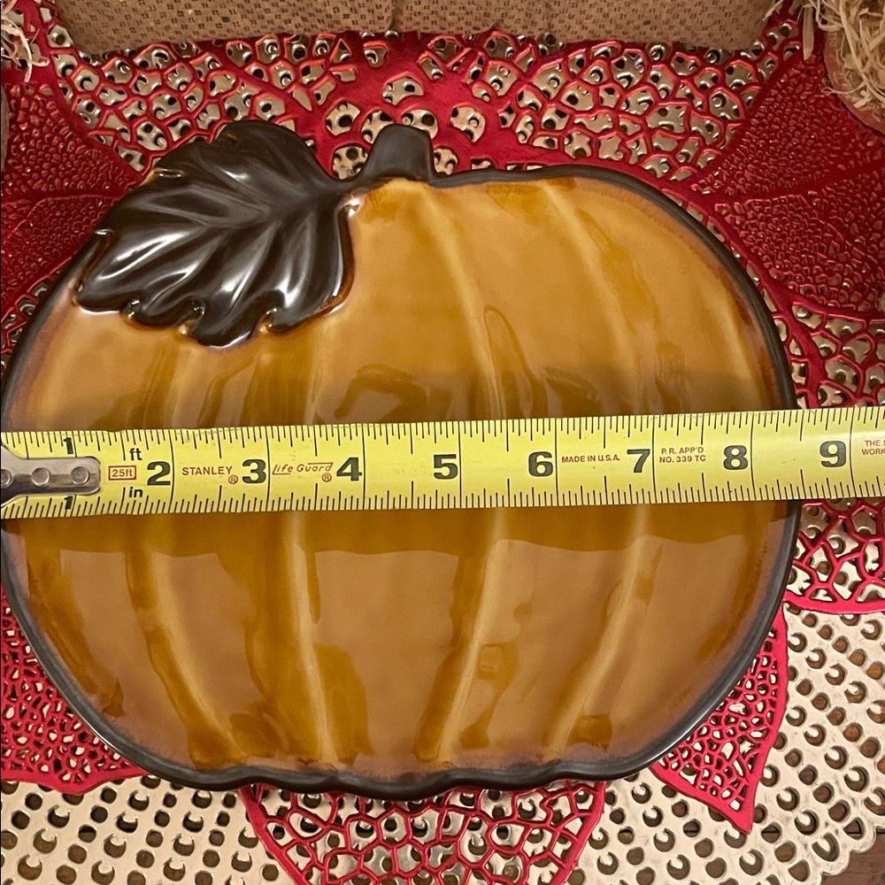 Fall Pumpkin Plate - Picture 4 of 5
